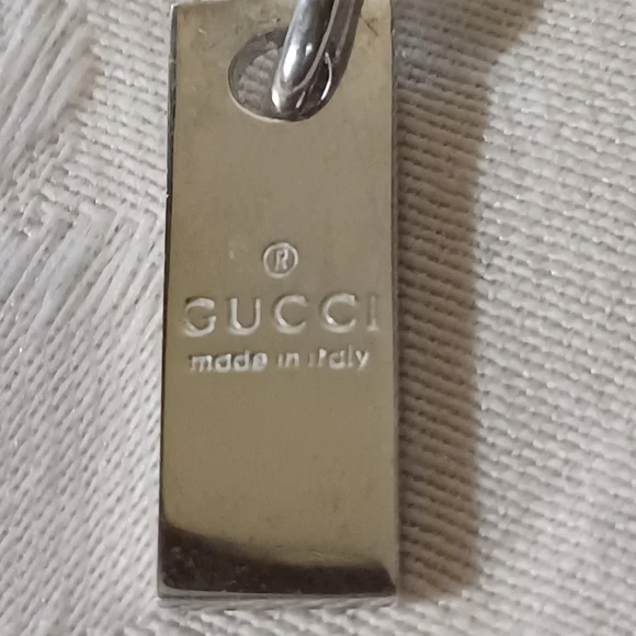 Gucci Sterling Silver Bar Tag Bracelet - Picture 3 of 7